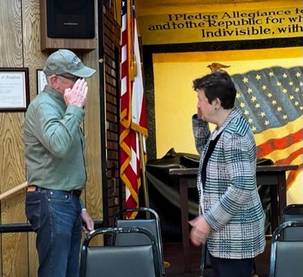 Ceremony for CA VVA Chapter 53 Vietnam veterans by members of the CA El Redondo Chapter NSDAR.